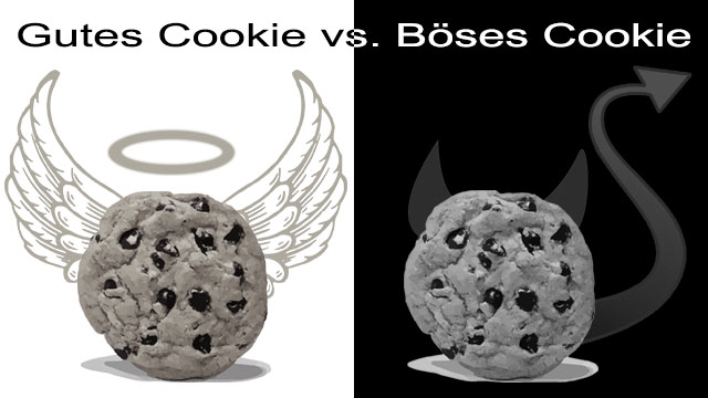 Foto Gutes Cookie vs. Böses Cookie